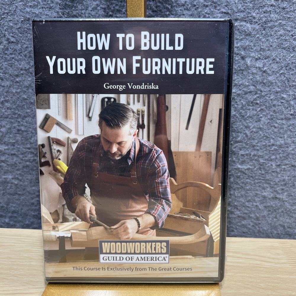 How to Build Your Own Furniture by George Vondriska (DVD, 5-Disc Set) NEW!